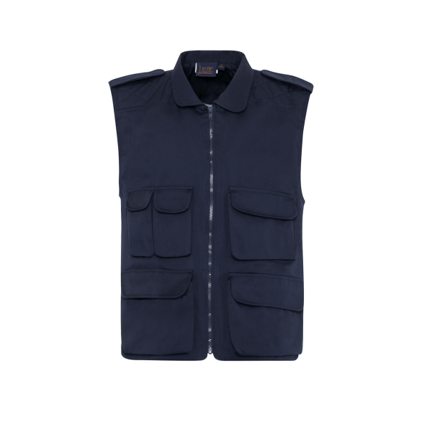 Reporter/Photographer Style Vest Color Navy